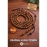 Zey-Al Orijinal Kuka Tesbih 99’lu 6mm Doğal Kuka Ağacı Zikir Tesbihi | Doğal Ahşap Tesbih