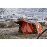 Zey Camping 2+0 Double Kamp Orman Şantiye Depo Çadırı 6 Kişilik - Turuncu