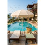 Zey Camping 200CM Kalın Kumaş Plaj Bahçe Balkon Havuz Şemsiye +Taşıma Çantası (bidon hariç ) - 200 cm