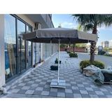 Zey Camping 3m2 Bahçe Plaj Teras Kamp Cafe Restorant Semşiye (Ayak Hariç ) - Gri