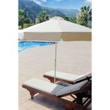 Zey Camping Havalandırmalı 4m2 Bahçe Plaj Teras Cafe Restorant Semşiye (Ayak Hariç ) - Krem