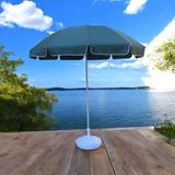 Zey Camping Zeycamping SU GEÇİRMEZ Mega Boy Kafe Bahçe Teras Plaj 220CM Şemsiye (Bidon Dahil ) - Yeşil