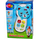 Zey Toys ZEY2023 Müzikli Telefon Eğitici İçerik ile 0-3 Yaş Çocuklar için Eğlenceli Oyun