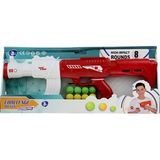 Zey Toys Zeytoys Sünger Atan Pompalı Oyuncak Tüfek - Kırmızı