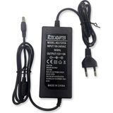 Zeyar Teknoloji 12V 5A Adaptör - 60W Güç Kaynağı - LED Şerit, Kamera ve Monitör Uyumlu 5.5mm x 2.5mm Jaklı - Metalik Gri
