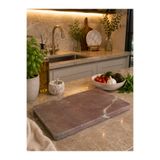 Zeybek Marble Mermer Kesme Tahtası Doğal Taş | Yeşil & Pudra Damarlı | Dekoratif Sunum ve Servis Tahtası