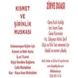 Zeyber Yayıncılık özel zirve ve özel kısmet-şirinlik muskası deri misk ve safran mürekkebi ile hazırlanmıştır