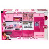Zeycanhome 02313 Dolap Fırın Bulaşık Buzdolabı Makinası 4Lüset Kız Erkek Çocuk Oyuncak Eğitici Oyuncaklar