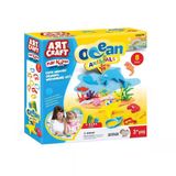 Zeycanhome 03574 Dede, Okyanus Hayvanları Seti Oyun Hamuru 150 Gr / +3 Yaş Kız Erkek Çocuk Oyuncak Eğitici Oyun