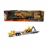 Zeycanhome 1:43 Long Haul Kenworth Taşıyıcı Tır Ve Dozer Kız Erkek Çocuk Oyuncak Eğitici Oyuncaklar