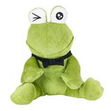 Zeycanhome 1430 Peluş Papyonlu Oturan Yeşil Kurbağa -My Friend Toys Kız Erkek Çocuk Oyuncak Eğitici Oyuncaklar