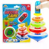 Zeycanhome 5142 Sun-Rst- Renkli Topaç Set Kız Erkek Çocuk Oyuncak Eğitici Oyuncaklar