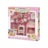Zeycanhome 5807 Sylvanian Families Kasaba Pasta Dükkanı Oyun Seti +3 Yaş Kız Erkek Çocuk Oyuncak Eğitici Oyunca