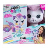 Zeycanhome Airbrush Plush Boyanıp Yıkanabilen Peluş Kedi Kız Erkek Çocuk Oyuncak Eğitici Oyuncaklar