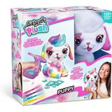 Zeycanhome Airbrush Plush Boyanıp Yıkanabilen Peluş Köpek Kız Erkek Çocuk Oyuncak Eğitici Oyuncaklar