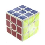 Zeycanhome Beyaz Zemin Üzeri Renkli Zeka Küpü 3X3x3-5,5Cm Kız Erkek Çocuk Oyuncak Eğitici Oyuncaklar