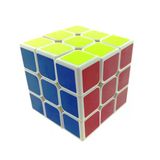 Zeycanhome Beyaz Zemin Üzeri Renkli Zeka Küpü 3X3x3-6,8Cm Kız Erkek Çocuk Oyuncak Eğitici Oyuncaklar