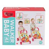 Zeycanhome Bıb-6018 Pianolu Yürüme Arkadaşı 4In1 Kız Erkek Çocuk Oyuncak Eğitici Oyuncaklar