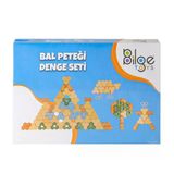Zeycanhome Blg-106A Bal Peteği Ahşap Denge Oyunu Kız Erkek Çocuk Oyuncak Eğitici Oyuncaklar