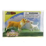 Zeycanhome Buldog Ve Şivava (Chihuahua) Model Hayvan Köpek Kız Erkek Çocuk Oyuncak Eğitici Oyuncaklar