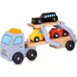 Zeycanhome Classic World Ahşap Araç Taşıyıcı Tır Kız Erkek Çocuk Oyuncak Eğitici Oyuncaklar