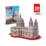 Zeycanhome Cub Ds0991 National Geographic 107 Parça 3D Puzzle Aziz Paul Katedrali Kız Erkek Çocuk Oyuncak Eğiti