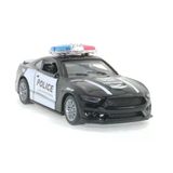 Zeycanhome Die Cast Çek Bırak Metal Siyah Polis Arabası Kız Erkek Çocuk Oyuncak Eğitici Oyuncaklar