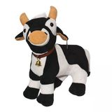 Zeycanhome Fk-2203 Zilli İnek 45Cm Kız Erkek Çocuk Oyuncak Eğitici Oyuncaklar