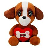 Zeycanhome Kalpli Peluş Köpek 30Cm. Kız Erkek Çocuk Oyuncak Eğitici Oyuncaklar