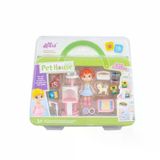 Zeycanhome Kızıl Saçlı Maylla'nın Evcil Hayvanları Mini Oyun Seti Kız Erkek Çocuk Oyuncak Eğitici Oyuncaklar