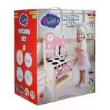 Zeycanhome Kutuda Ahşap Mutfak Seti Kız Erkek Çocuk Oyuncak Eğitici Oyuncaklar
