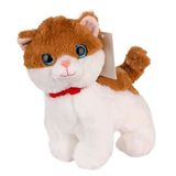 Zeycanhome Kzl-2311010 Peluş Miyavlayan Kedi Kız Erkek Çocuk Oyuncak Eğitici Oyuncaklar