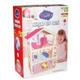 Zeycanhome Ony-398 Büyük Ahşap Ev Seti -Onyıl Oyuncak Kız Erkek Çocuk Oyuncak Eğitici Oyuncaklar