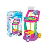 Zeycanhome Orjinal Lisanslı Frozen Temizlik Arabası Kız Erkek Çocuk Oyuncak Eğitici Oyuncaklar