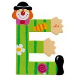 Zeycanhome Palyanço Ahşap Harf E Kız Erkek Çocuk Oyuncak Eğitici Oyuncaklar