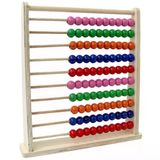 Zeycanhome Playwood Eğitici Büyük Ahşap Abaküs Kız Erkek Çocuk Oyuncak Eğitici Oyuncaklar
