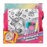 Zeycanhome Pretty Pinky Boyanabilir Desenli Unicorn Sırt Çantası Kız Erkek Çocuk Oyuncak Eğitici Oyuncaklar