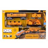 Zeycanhome Sesli Ve Işıklı Pilli Tren Seti Kız Erkek Çocuk Oyuncak Eğitici Oyuncaklar