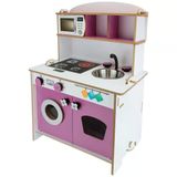 Zeycanhome T1004 Çocuk Oyun Mutfağı Pembe Kız Erkek Çocuk Oyuncak Eğitici Oyuncaklar