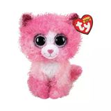 Zeycanhome Ty Beanie Boos Peluş Pembe Kırpık Kedi Reagan 15Cm Kız Erkek Çocuk Oyuncak Eğitici Oyuncaklar