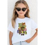 Zeycem Süper Ayı Oyun Karekteri Desen Baskılı Çocuk Siyah ve Beyaz Unisex Tshirt - 3 - 4 Yaş