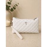 Zeydila Beyaz Kapitone El Çantası / Clutch - 001 - Beyaz