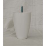 Zeygen Armut Plastik Baza Ayağı Koltuk - Kanepe Ayağı 4 Adet Beyaz 10 cm 3/8 Vida (Vida Ölçüsüne Dikkat)