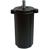 Zeygen Orta Plastik Mobilya Koltuk Kanepe Ayağı 8 Adet Siyah 10 - 14 cm 5/16 Vida (Vida Ölçüsüne Dikkat)