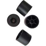 Zeygen Plastik Yuvarlak Baza Stoper 32 mm Çap 28 mm Boy 4 Adet Vidasız Yatak Tutucu