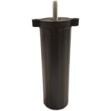 Zeygen (Vida Ölçüsüne Dikkat) - Orta Plastik Mobilya Koltuk Kanepe Ayağı 4 Adet Siyah 14 - 19 cm 5/16 Vida
