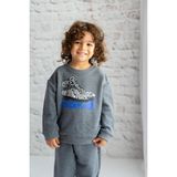 Zeyland Erkek Çocuk Baskılı Sweatshirt - 3 - 4 Yaş - Antrasit