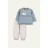 Zeyland Kız Bebek Fırfır Detaylı Swaetshirt ve Eşofman Altı Ikili Takım - Pembe - 18 - 24 Ay