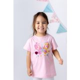 Zeyland Kız Bebek Kelebek Baskılı 3 Boyutlu Çiçekli T-shirt