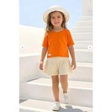 Zeyland Kız Çocuk Fırfırlı Örme Şort - Krem 26391 - 3 - 4 Yaş